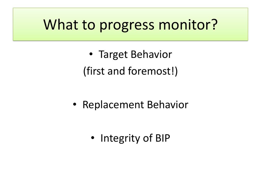 BIP Progress Monitoring - Ppt Download