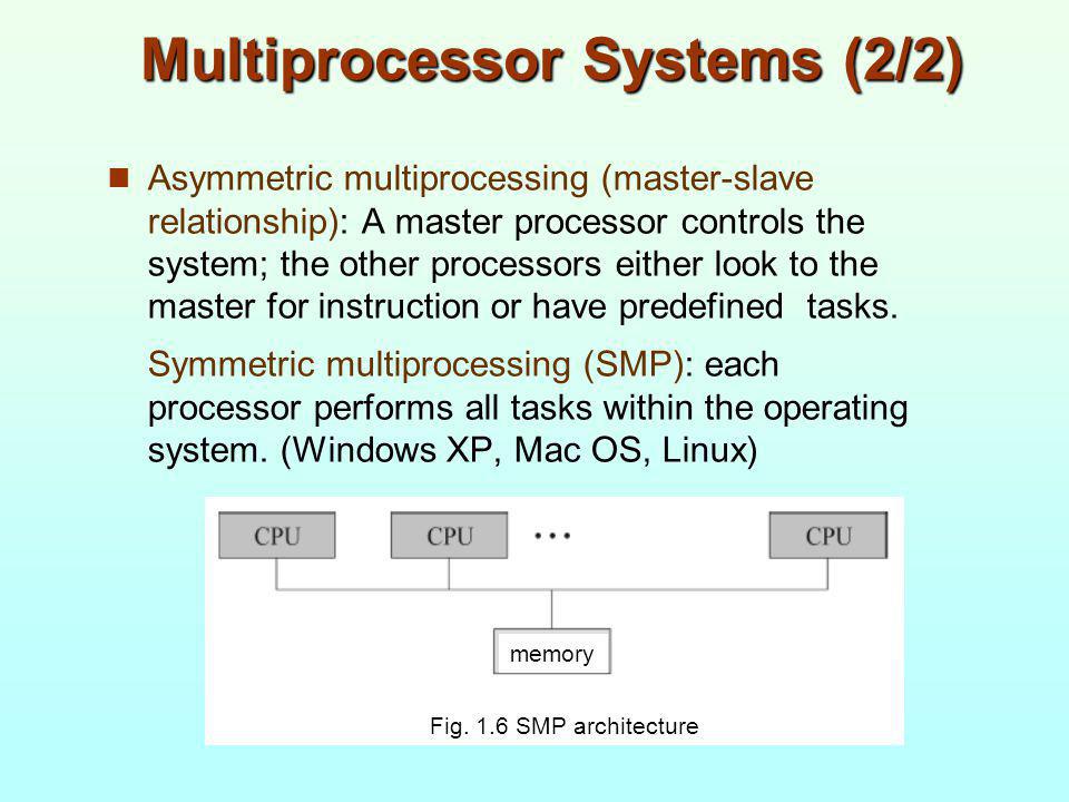 Multiprocessor Systems (2/2)
