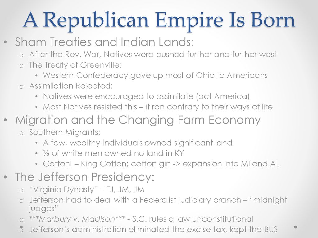 A Republican Empire Is Born