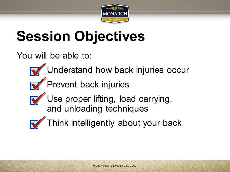 Session Objectives You will be able to: