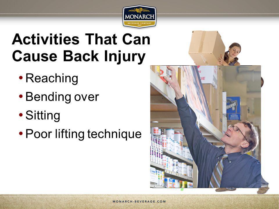 Activities That Can Cause Back Injury