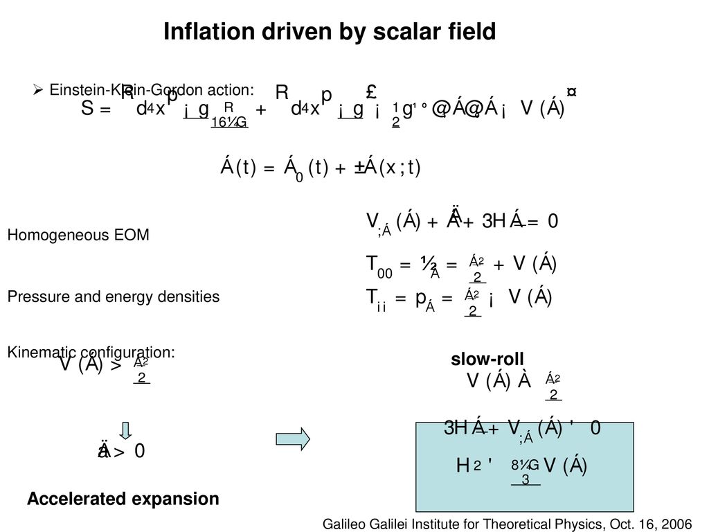 Wmap 3 Year Constraints On The Inflationary Expansion Ppt Download