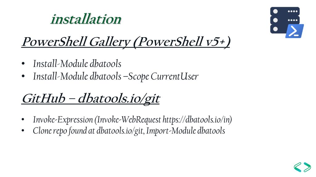 Dbatools the reason to finally start learning and using powershell