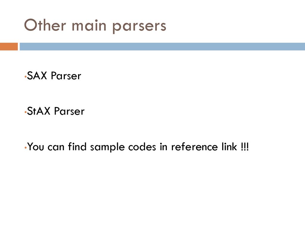 Waysinjavatoparsexml ppt download