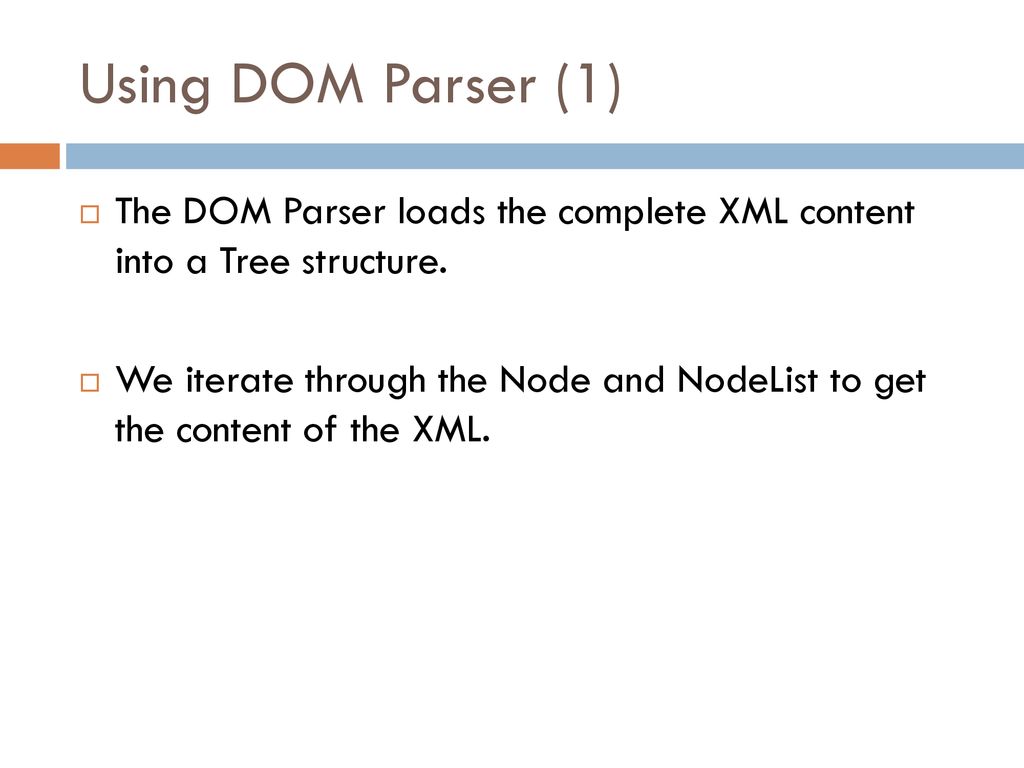 Waysinjavatoparsexml ppt download