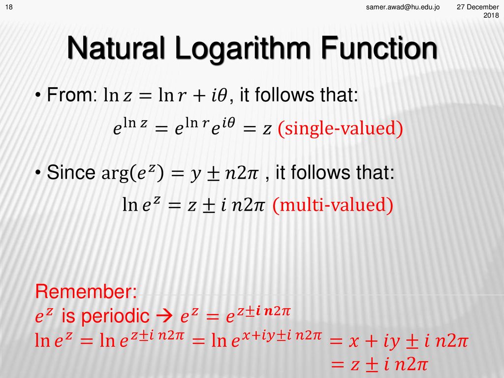 Complex Numbers Part 2 By Dr Samer Awad Ppt Download