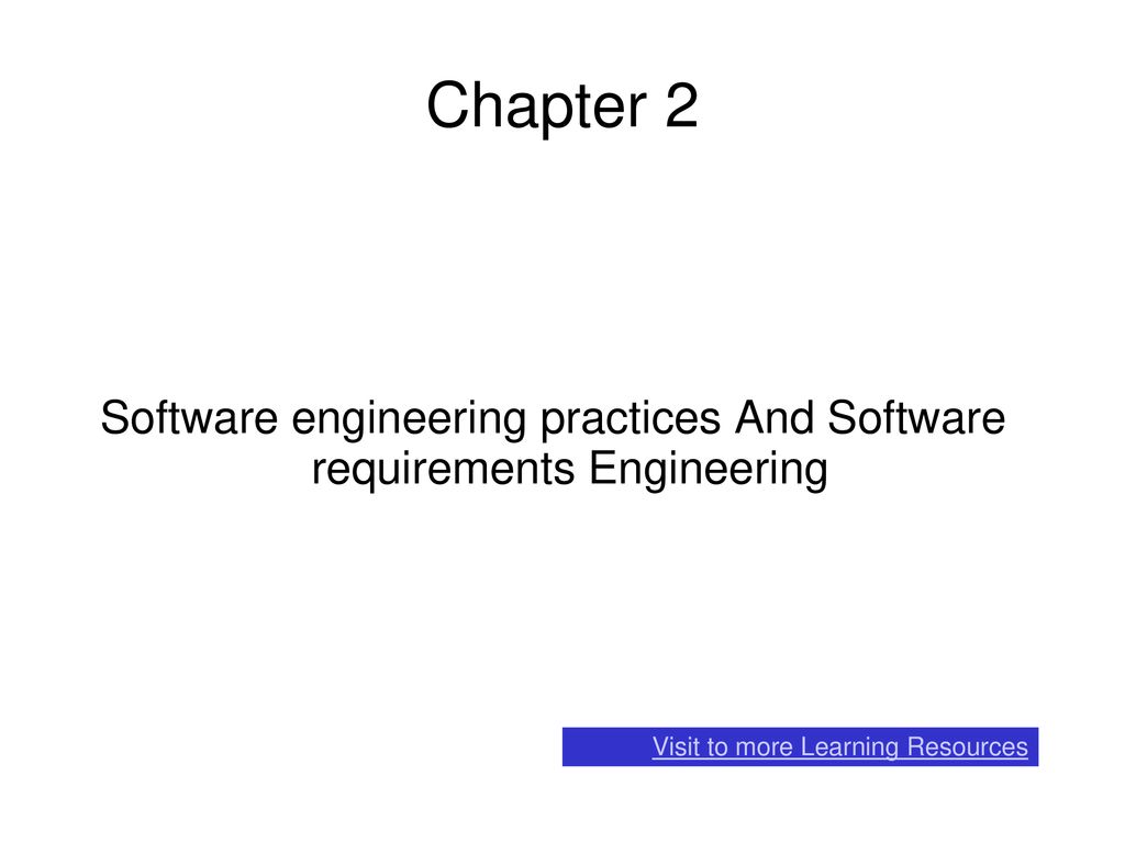 Software engineering practices And Software requirements Engineering ...