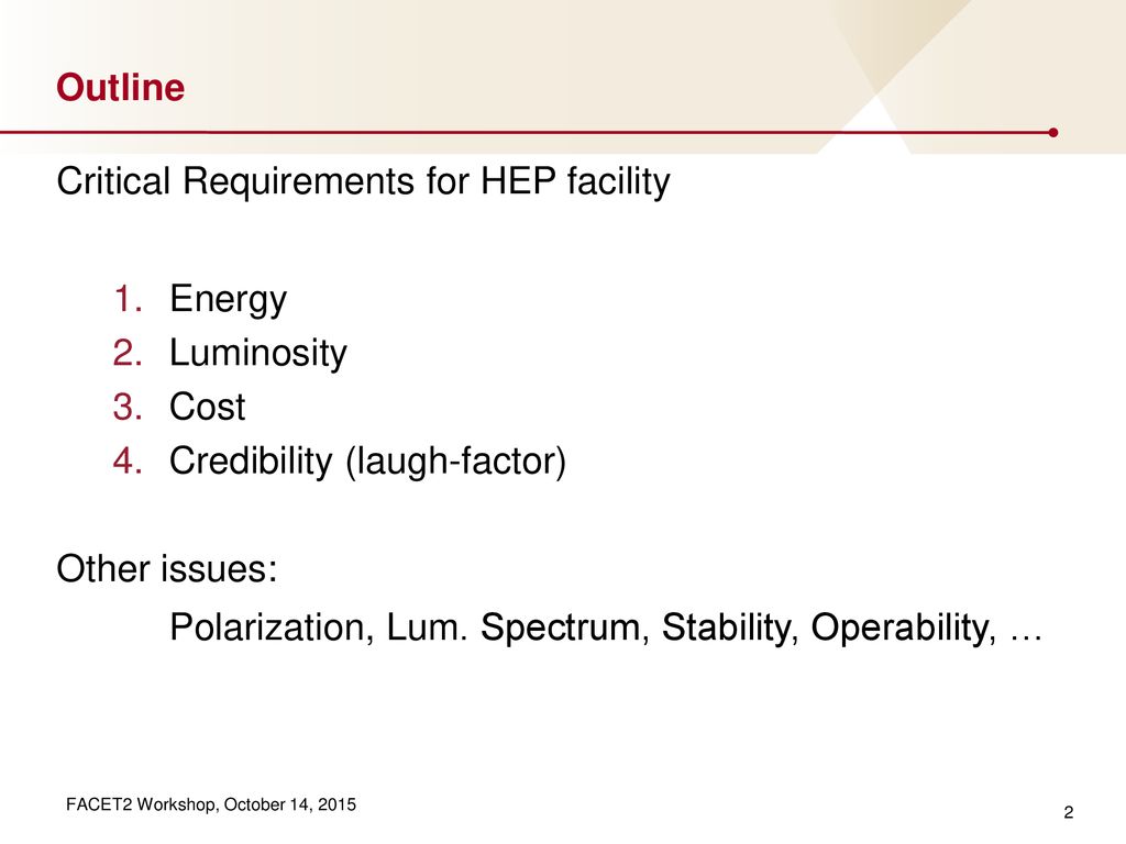 Requests of Future HEP e+/eFacilities ppt download