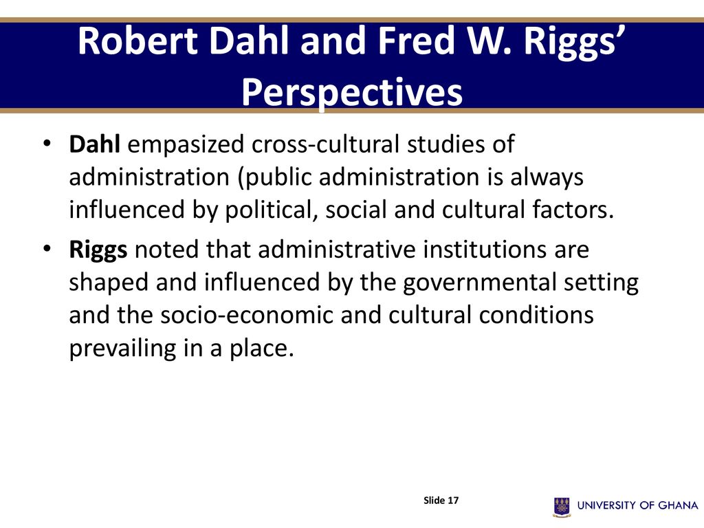 fred w riggs the ecology of public administration