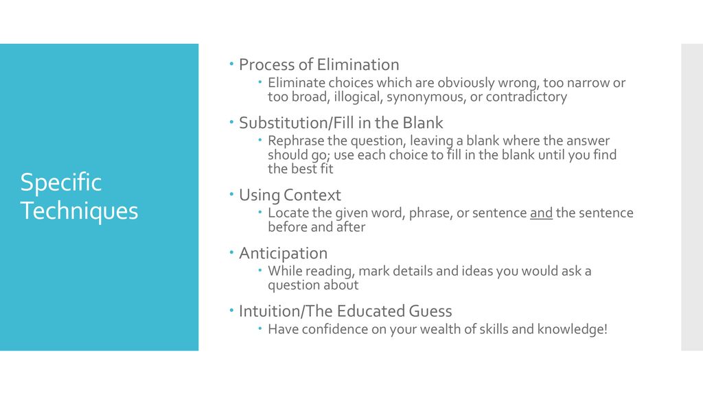 What to expect 1 hour objective questions 4 to 5 prose passages ppt