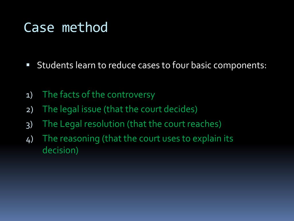 The Case Method of Law Teaching - ppt download
