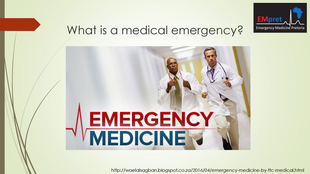 Emergency Medicine Dr Vidya Lalloo Department of family medicine - ppt ...