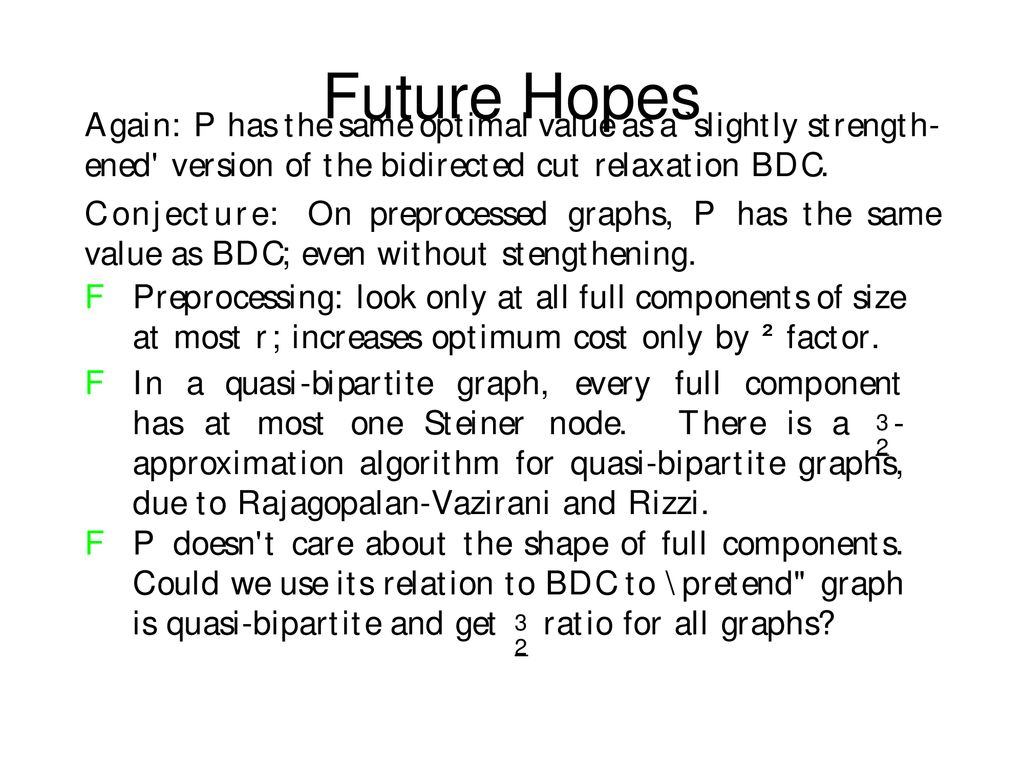 A Linear Program For Spanning Trees In Hypergraphs Ppt Download