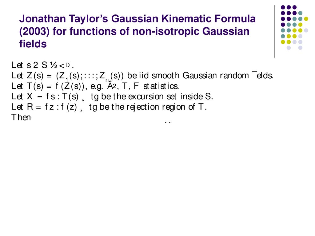 The Statistical Analysis Of Surface Data Ppt Download