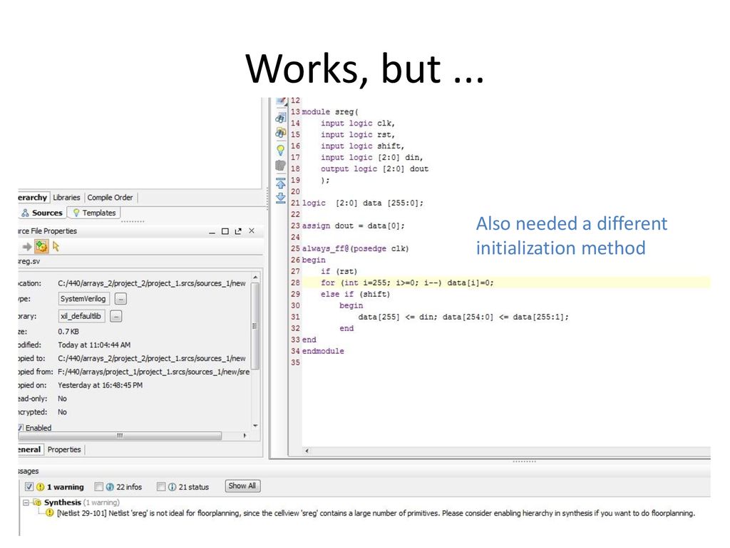 Arrays under SystemVerilog - ppt download