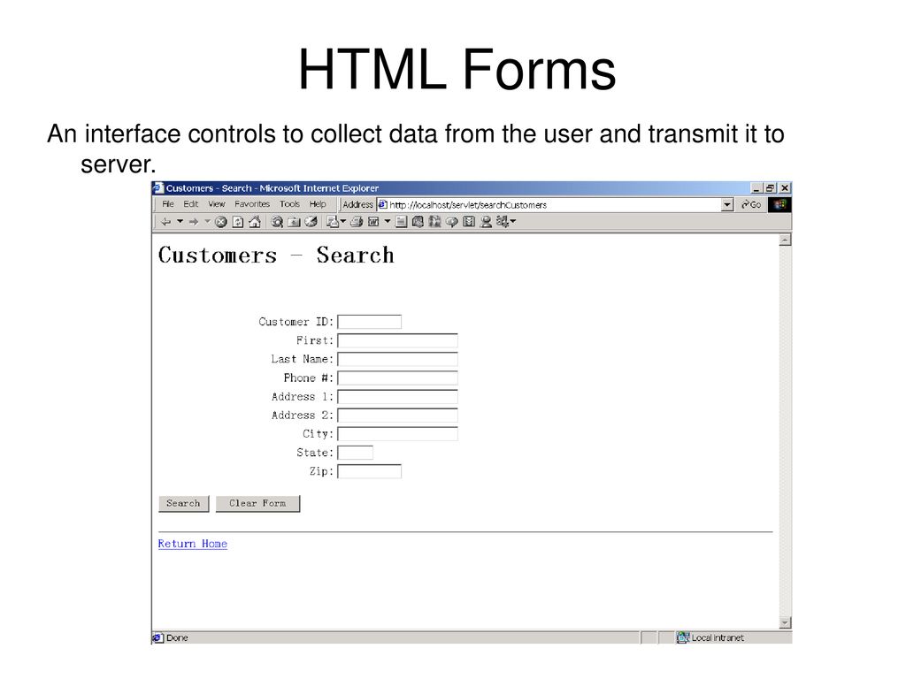 Handling FORM Data using Servlets - ppt download