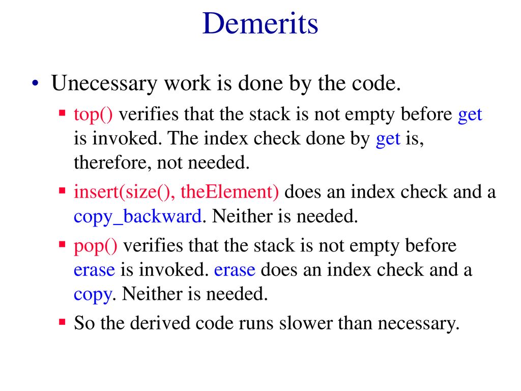 Stacks template class stack public ppt download