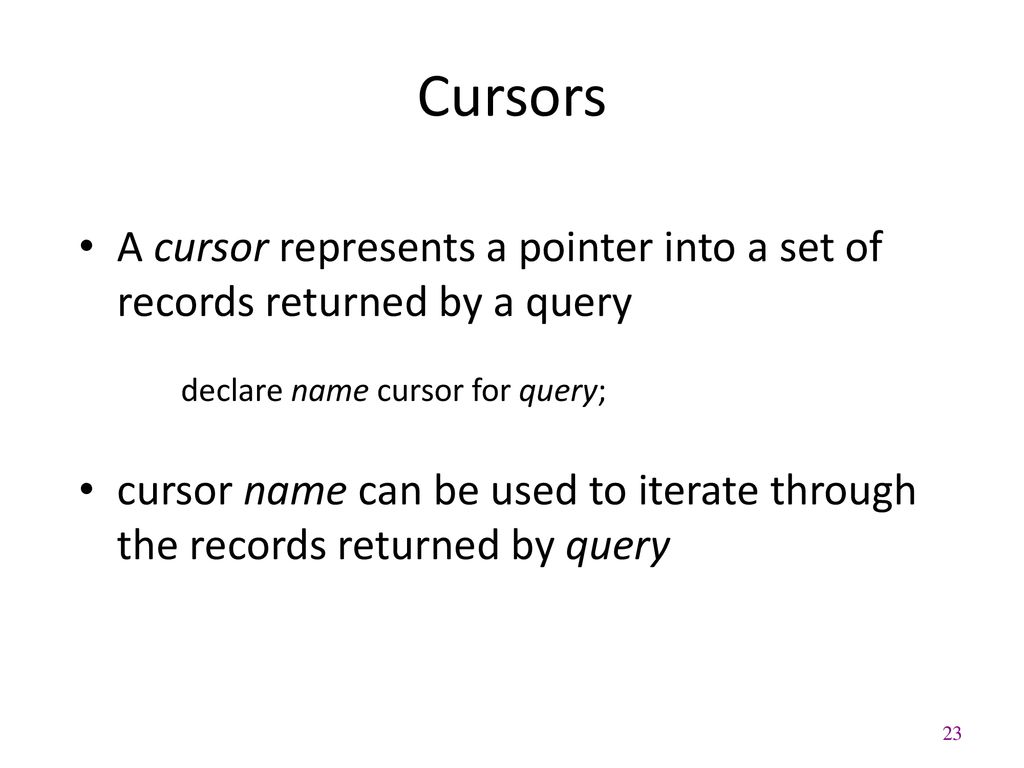 CSC 453 Database Systems Lecture - ppt download