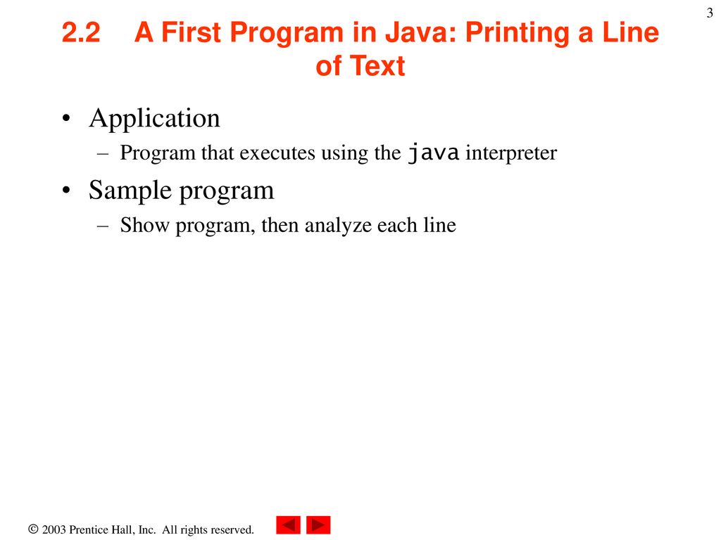 Chapter 2 - Introduction to Java Applications - ppt download