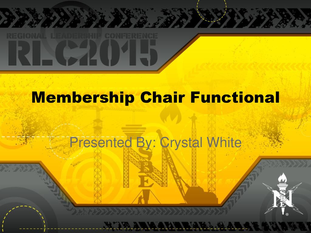 Membership Chair Functional