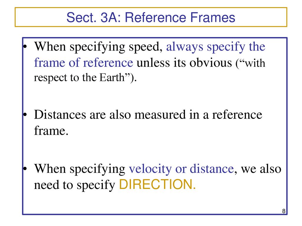 Describing Motion: Kinematics in One Dimension - ppt download