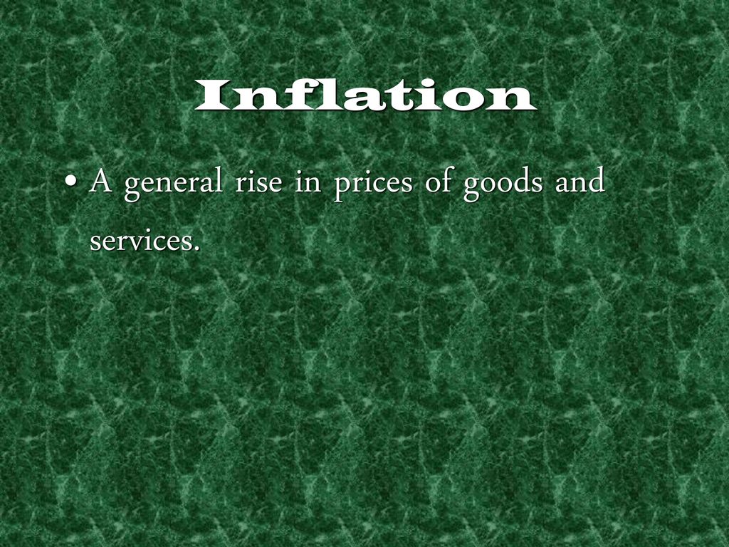 A general rise in prices of goods and services.