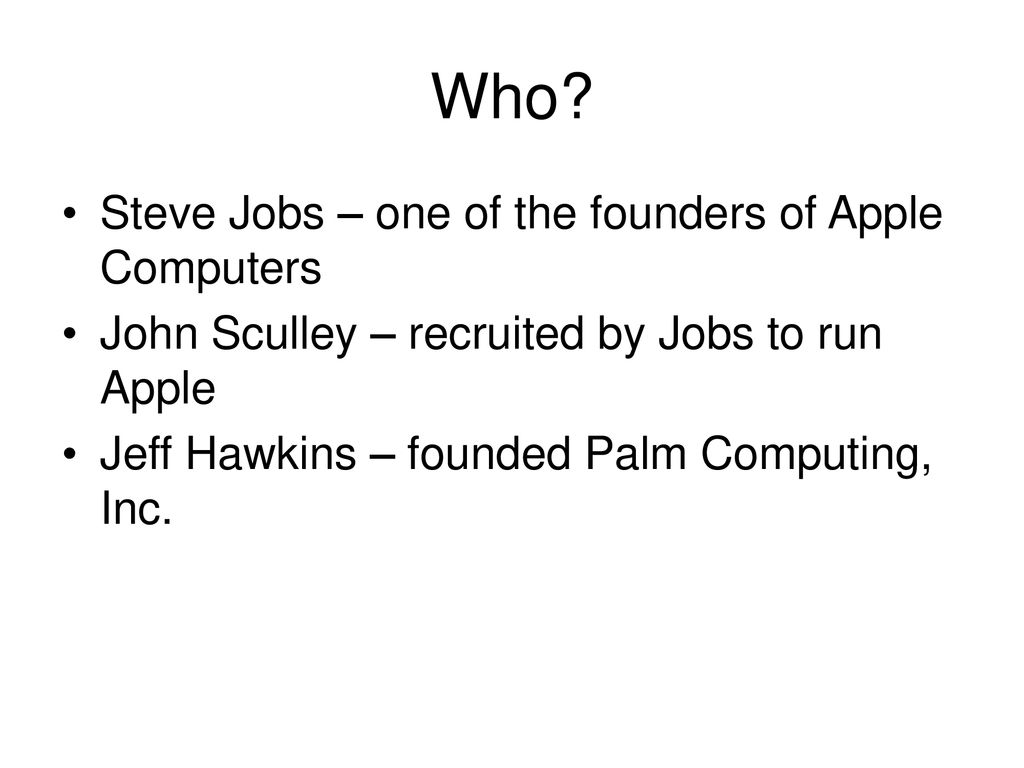 History of the pda steve shultz green 1 ppt download