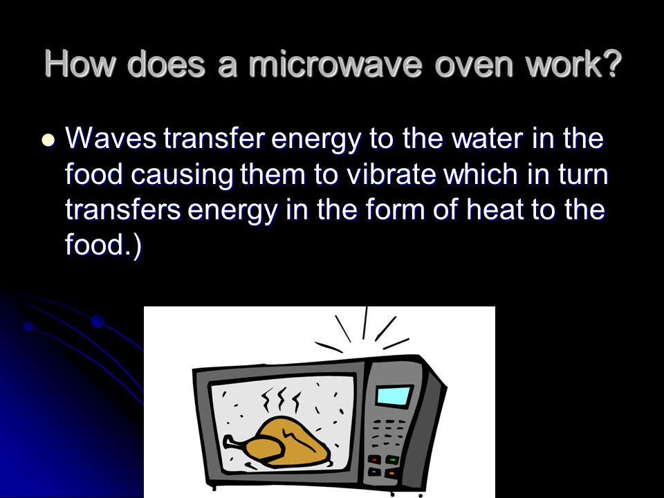 How does a microwave oven work