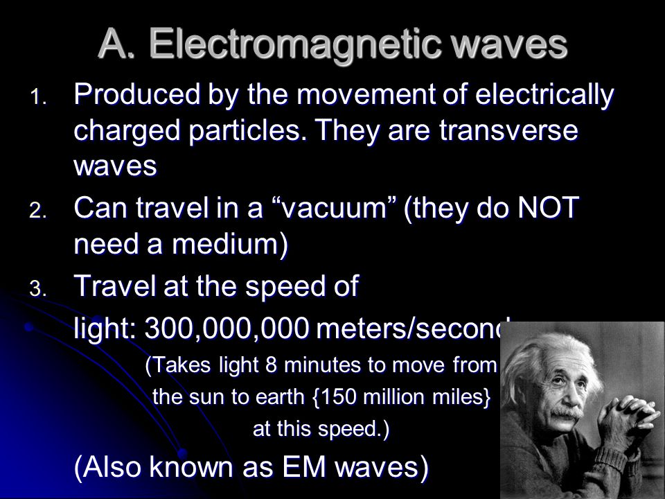 A. Electromagnetic waves