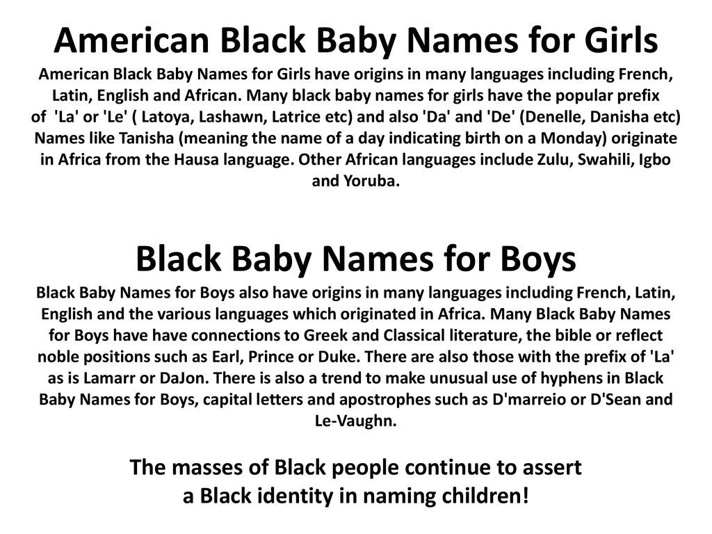 Black African American Baby Girl Names لم يسبق له مثيل الصور