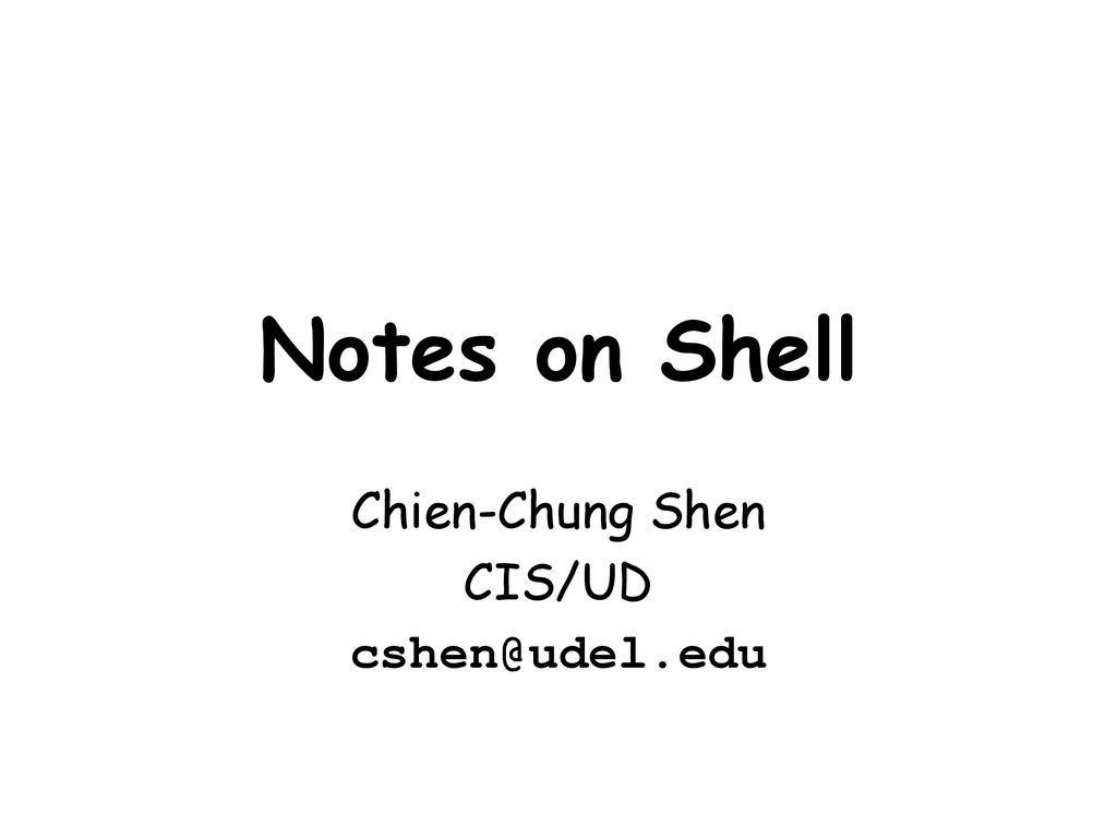 Chien chung shen cis ud ppt download