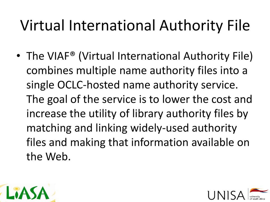 Name Authority Control In An Evolving Landscape - Ppt Download