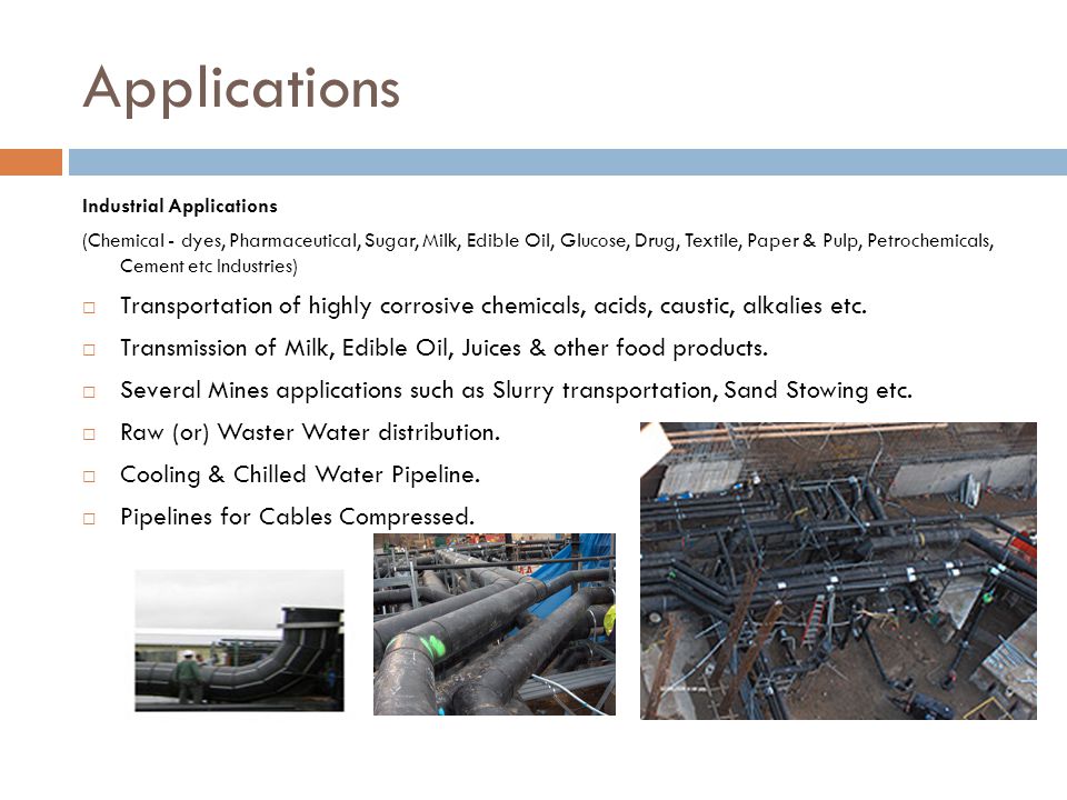 Applications Industrial Applications.