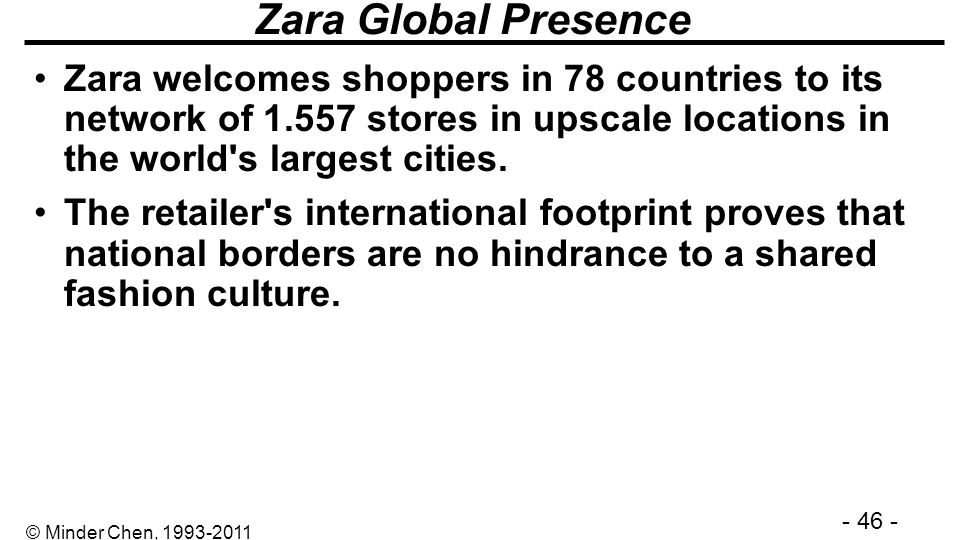Chapter 3: Zara: Fast Fashion from Savvy Systems - ppt download