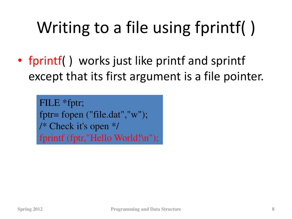 Programming and data structure ppt download