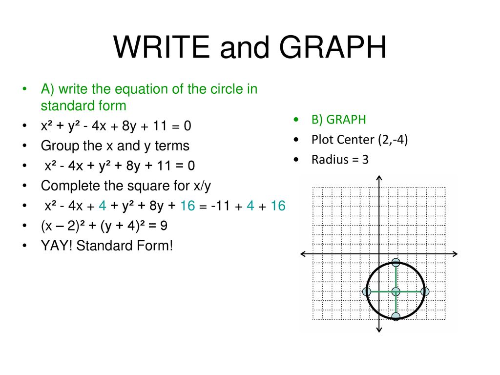 Equations of Circles. - ppt download