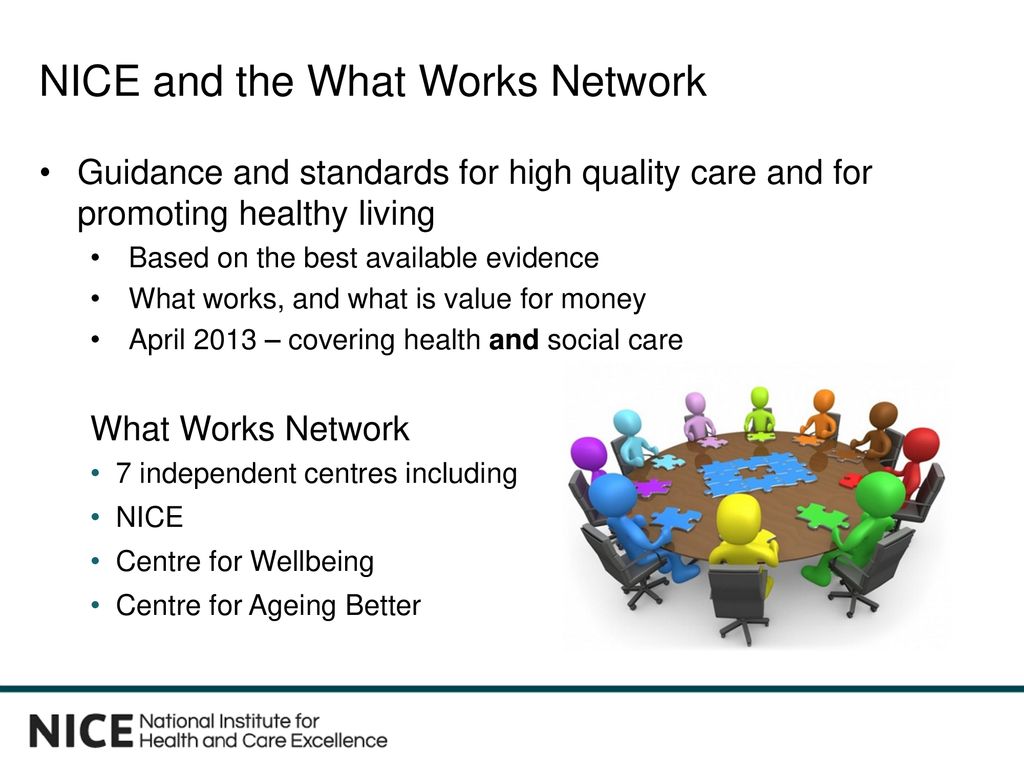 NICE and the What Works Network