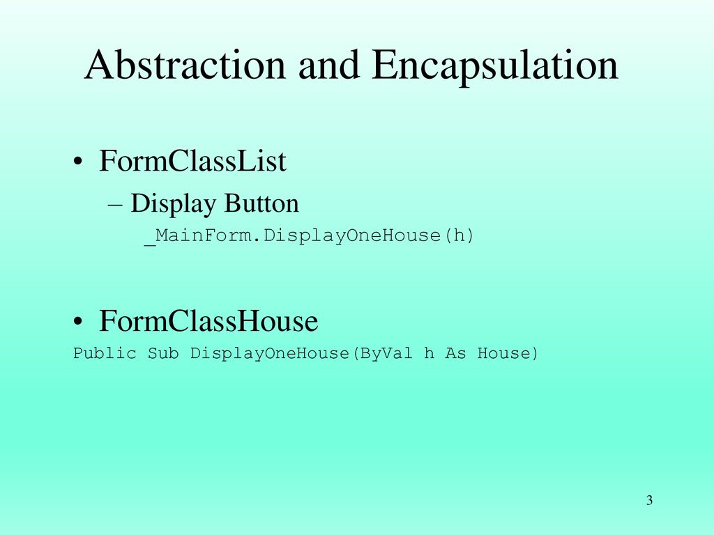 Features of oop abstraction encapsulation data hiding inheritance ppt