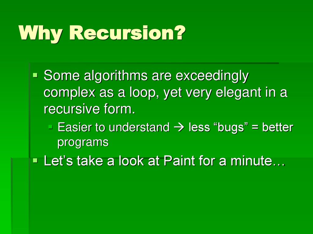 Recursion ppt download
