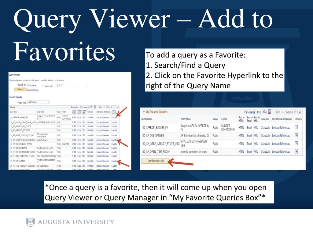 Peoplesoft financials basic query training ppt download