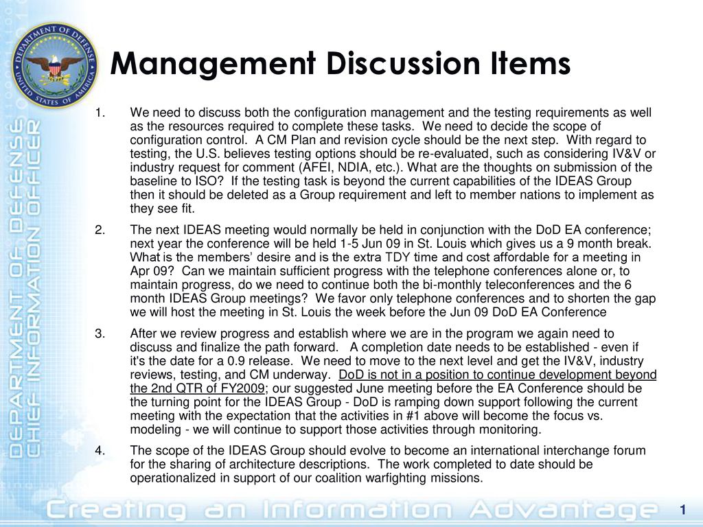 management-discussion-items-ppt-download