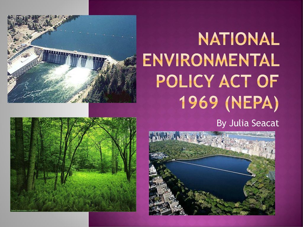 What Was The Desired Impact Of The National Environmental Policy Act Of 1969