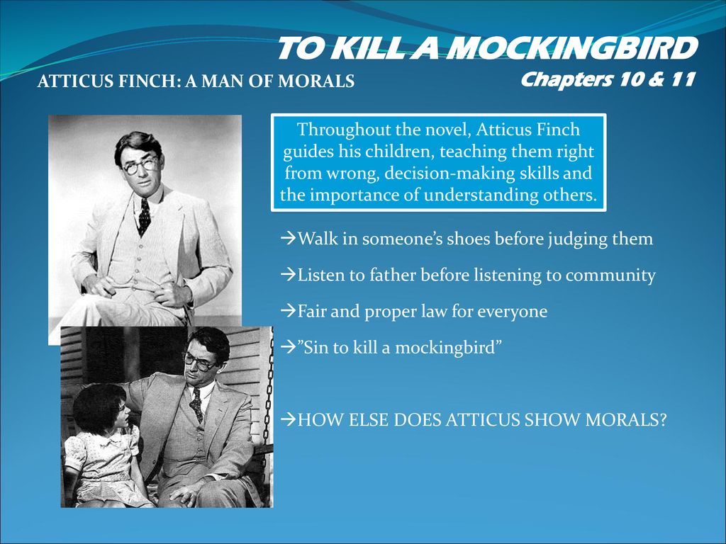 TO KILL A MOCKINGBIRD CHAPTER SUMMARIES ATTICUS FINCH ppt download