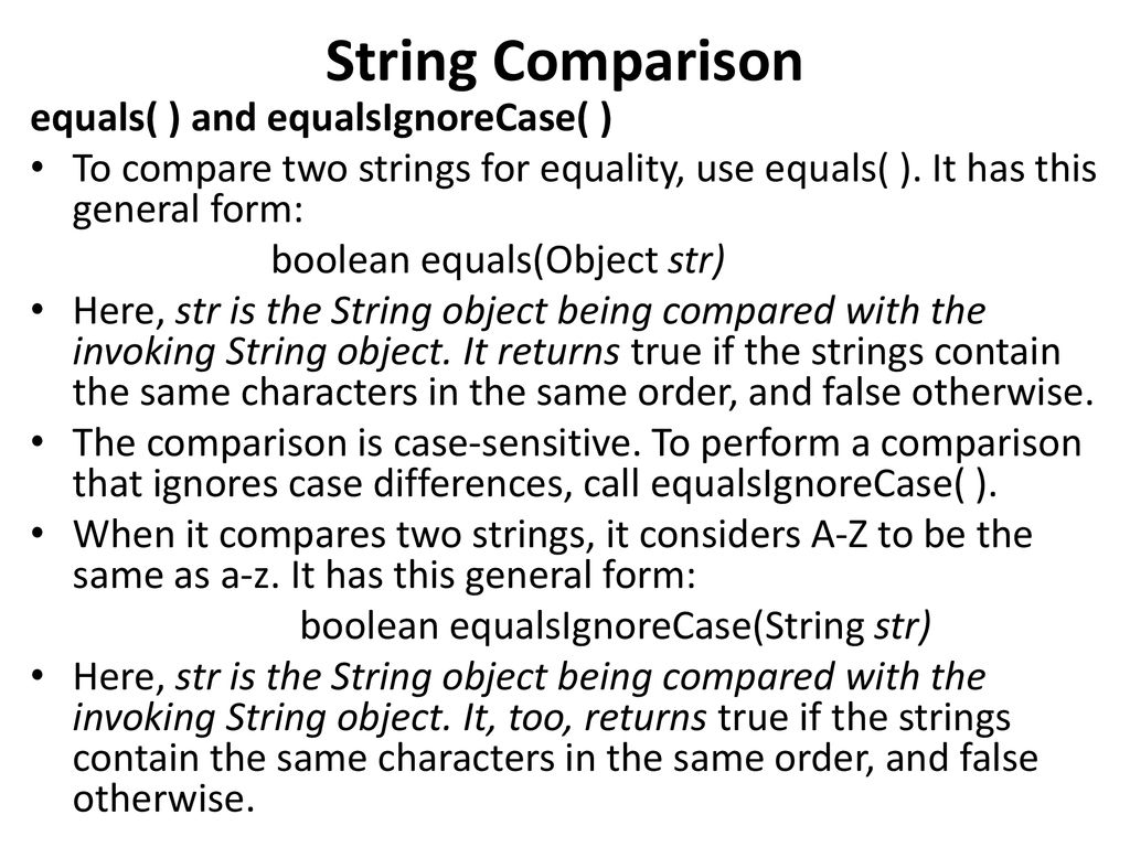 String Handling String, StringBuffer, StringBuilder - ppt download