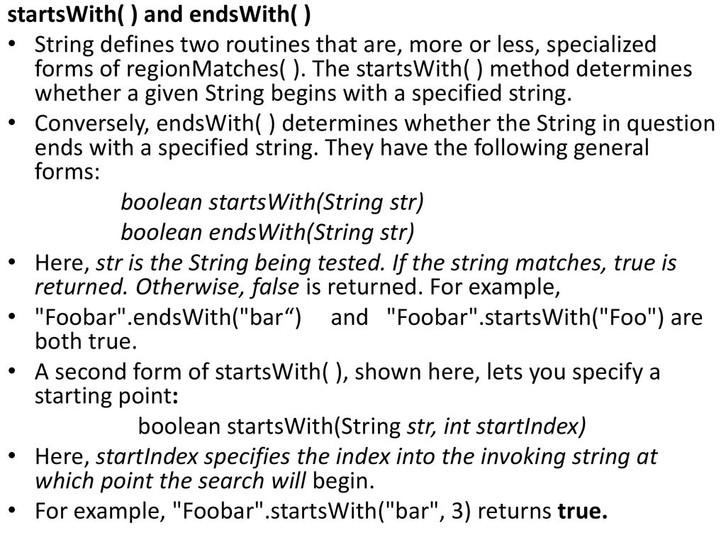 String Handling String, StringBuffer, StringBuilder - ppt download
