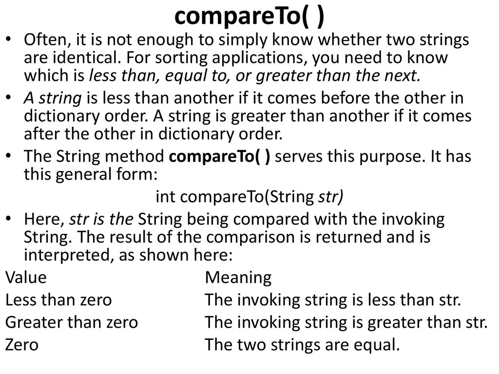 String Handling String, StringBuffer, StringBuilder - ppt download