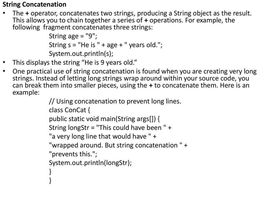 String Handling String, StringBuffer, StringBuilder - ppt download