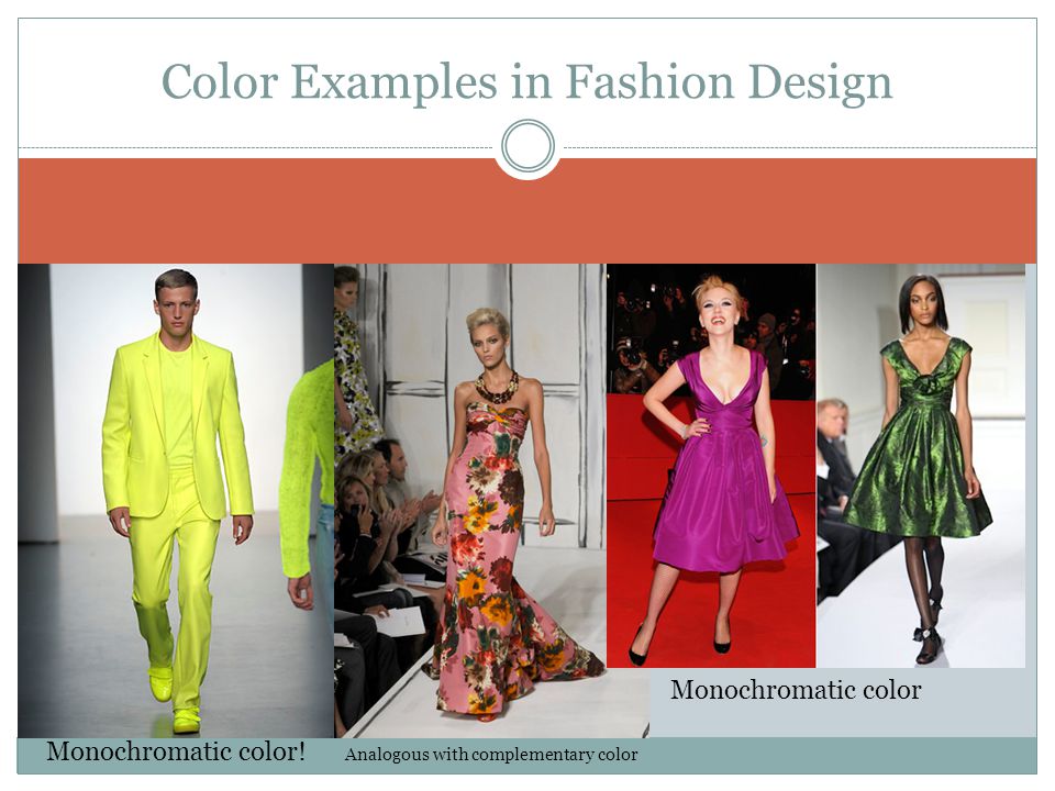 Color Examples in Fashion Design