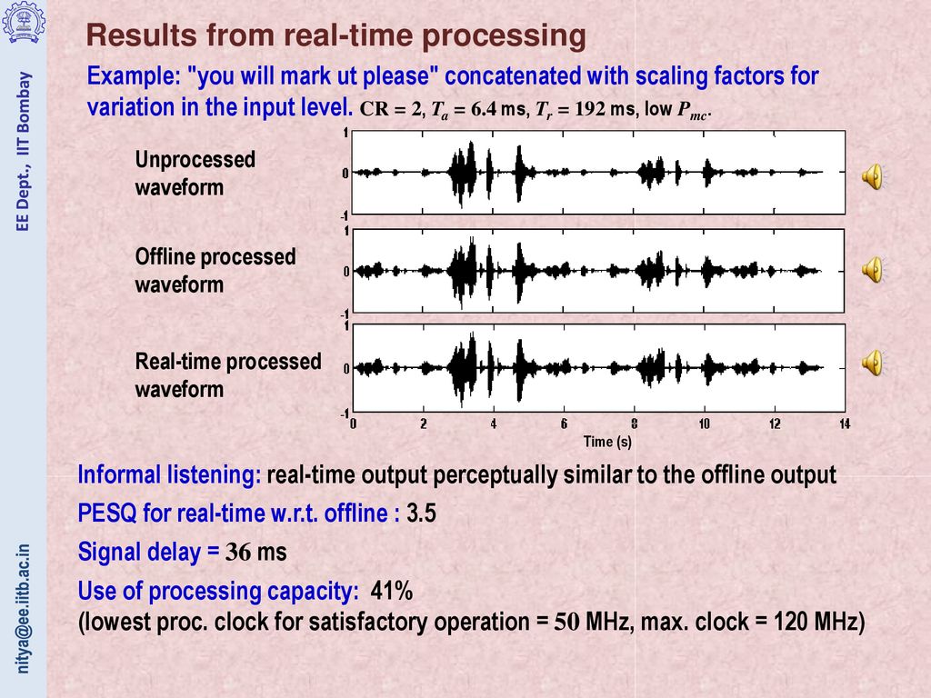 Results from offline processing ppt download