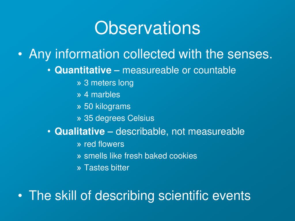 Observation & Inference - ppt download